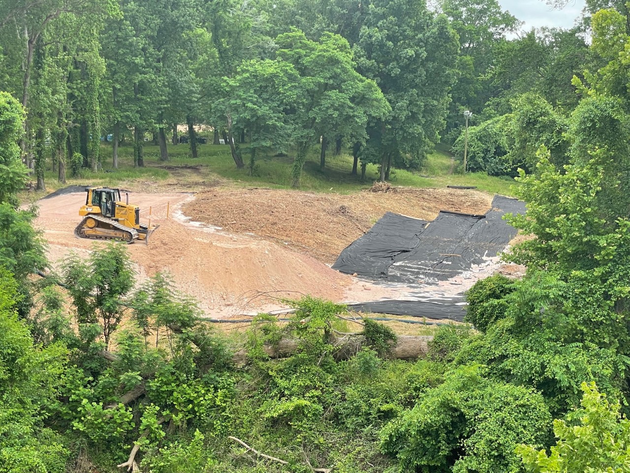 Congaree - Site Prep from Bridge